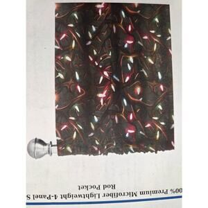 Ambesonne Set Of 4 Panels Window Curtains Rod Pocket Lightweight 112" X 84"...